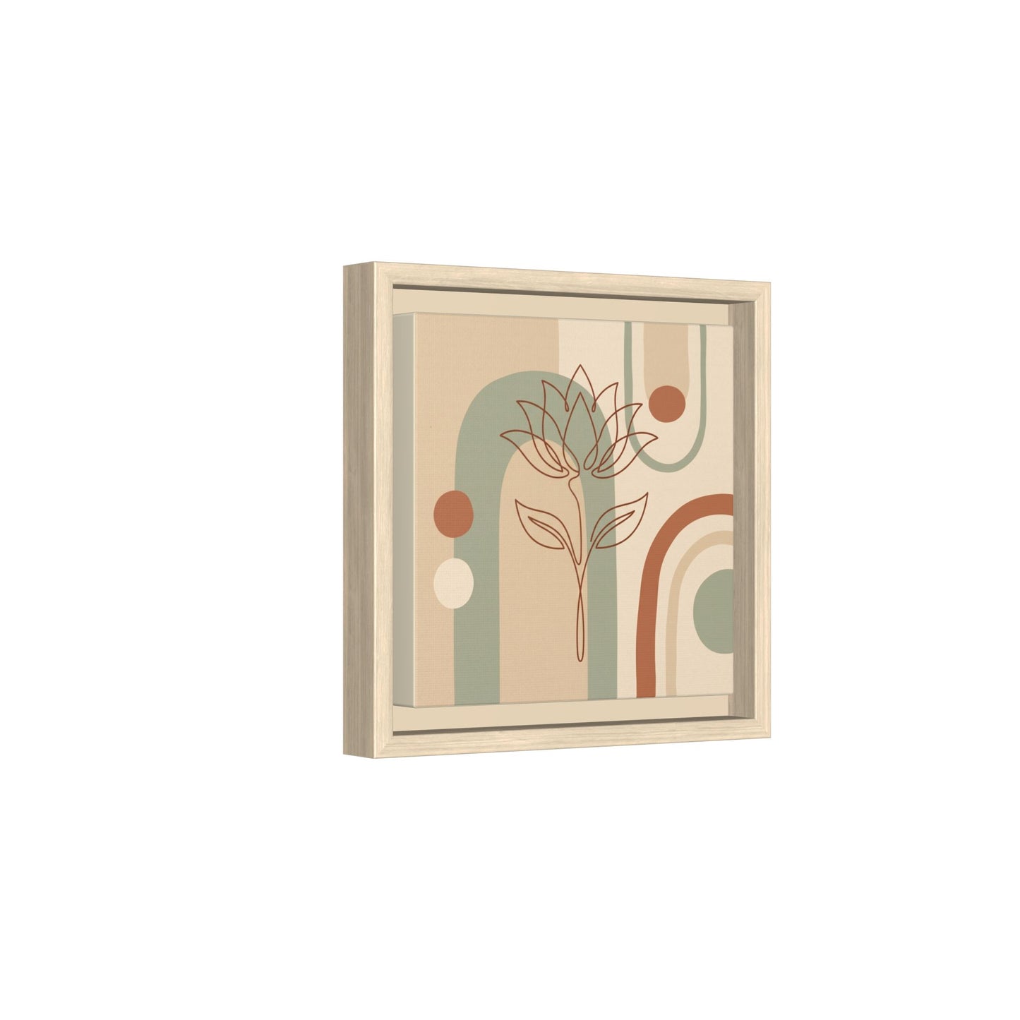 Kemetic Rebirth lotus canvas packaging — eco friendly rigid mailer with corner protectors for safe shipping