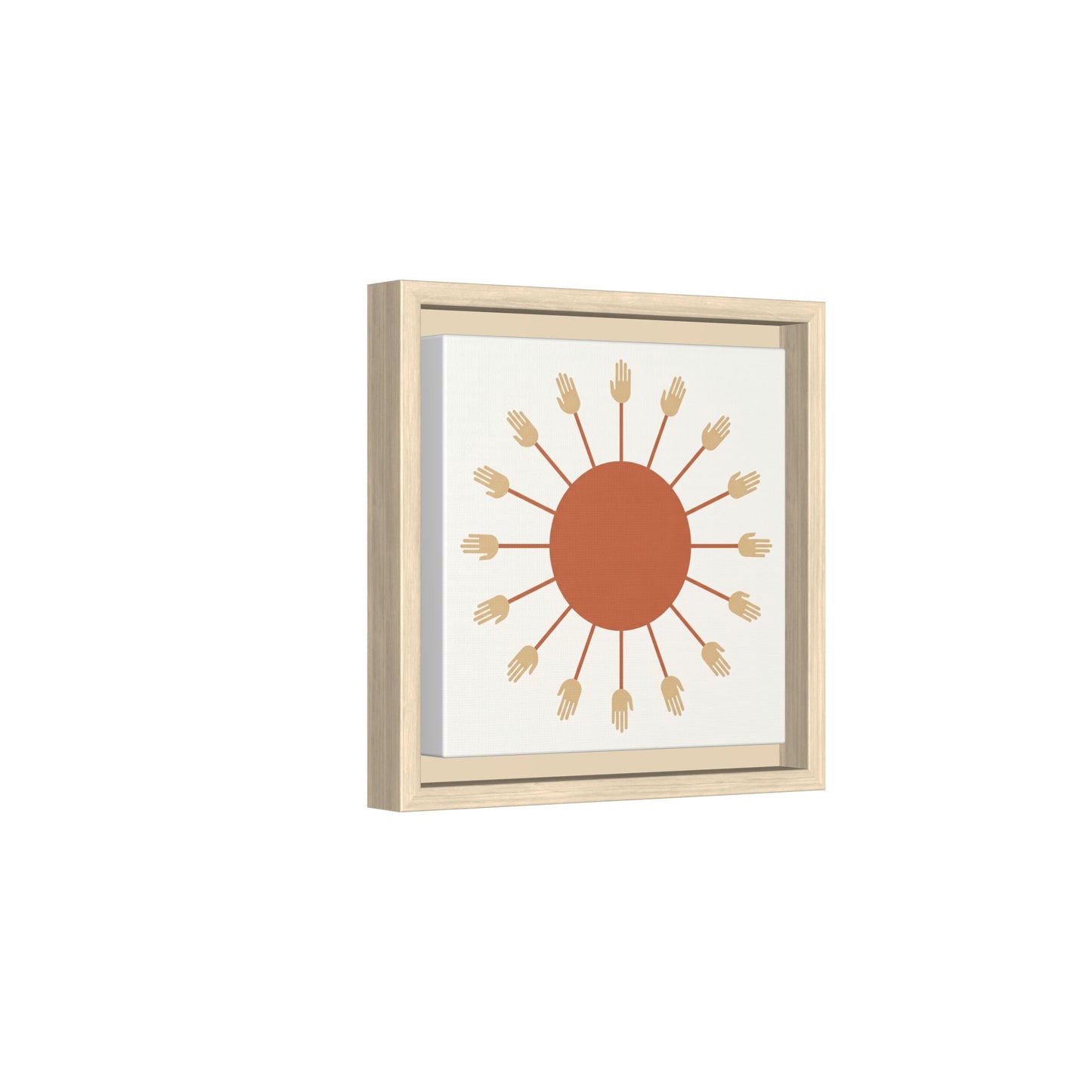 Eternal Aten Rays canvas packaging — eco friendly rigid mailer with corner protectors for safe shipping