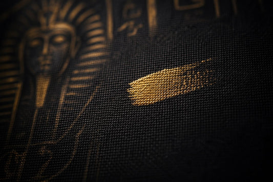 Close-up of premium canvas texture for made-to-order wall art