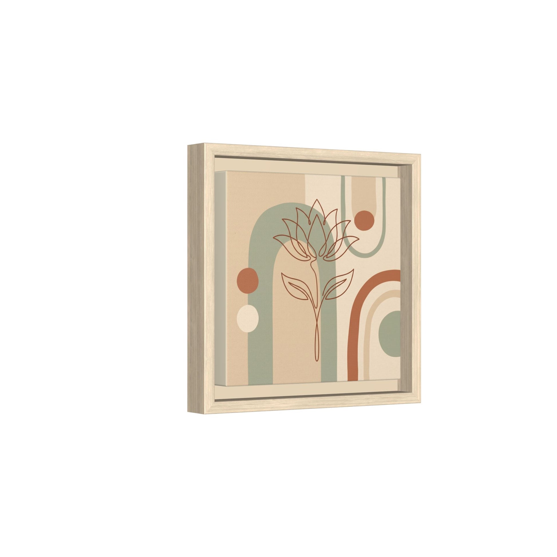 Kemetic Rebirth lotus canvas packaging — eco friendly rigid mailer with corner protectors for safe shipping