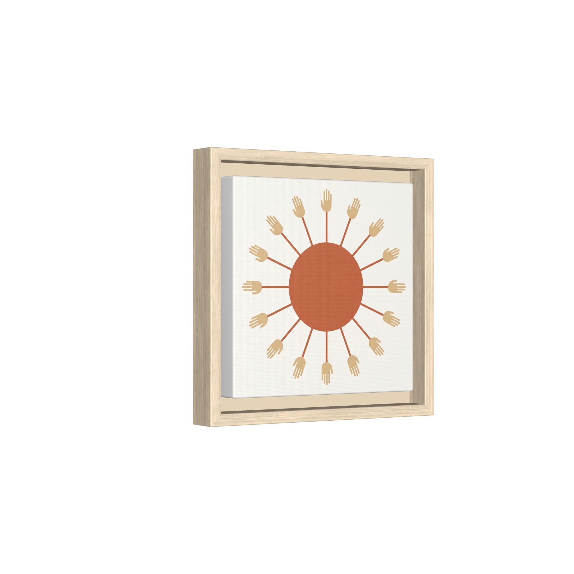 Eternal Aten Rays canvas packaging — eco friendly rigid mailer with corner protectors for safe shipping