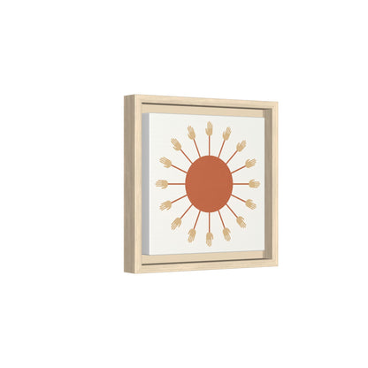 Eternal Aten Rays canvas packaging — eco friendly rigid mailer with corner protectors for safe shipping