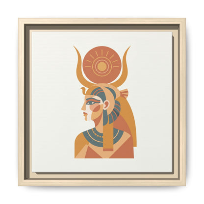FSC certified pine frame stretched Hathor canvas back — 1.25 inch depth with sawtooth hanging hardware