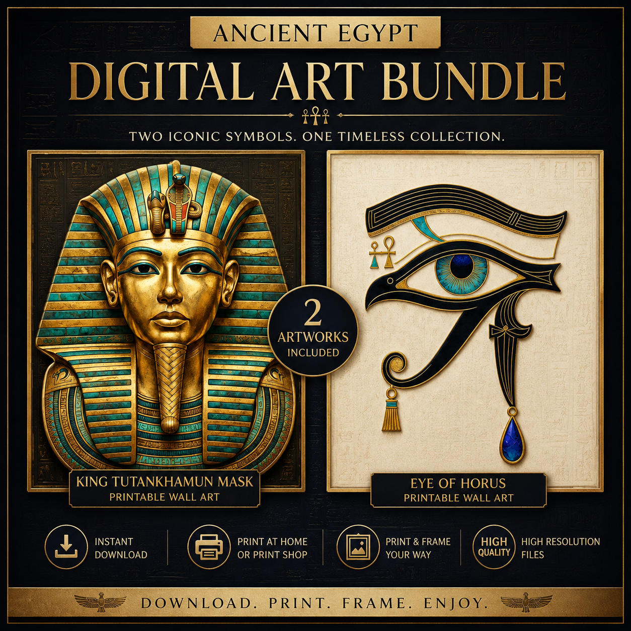 Ancient Egypt Digital Art Bundle