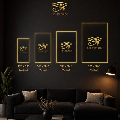 Nut Sky Goddess Cosmic Egyptian Canvas — Luxury Celestial Wall Art