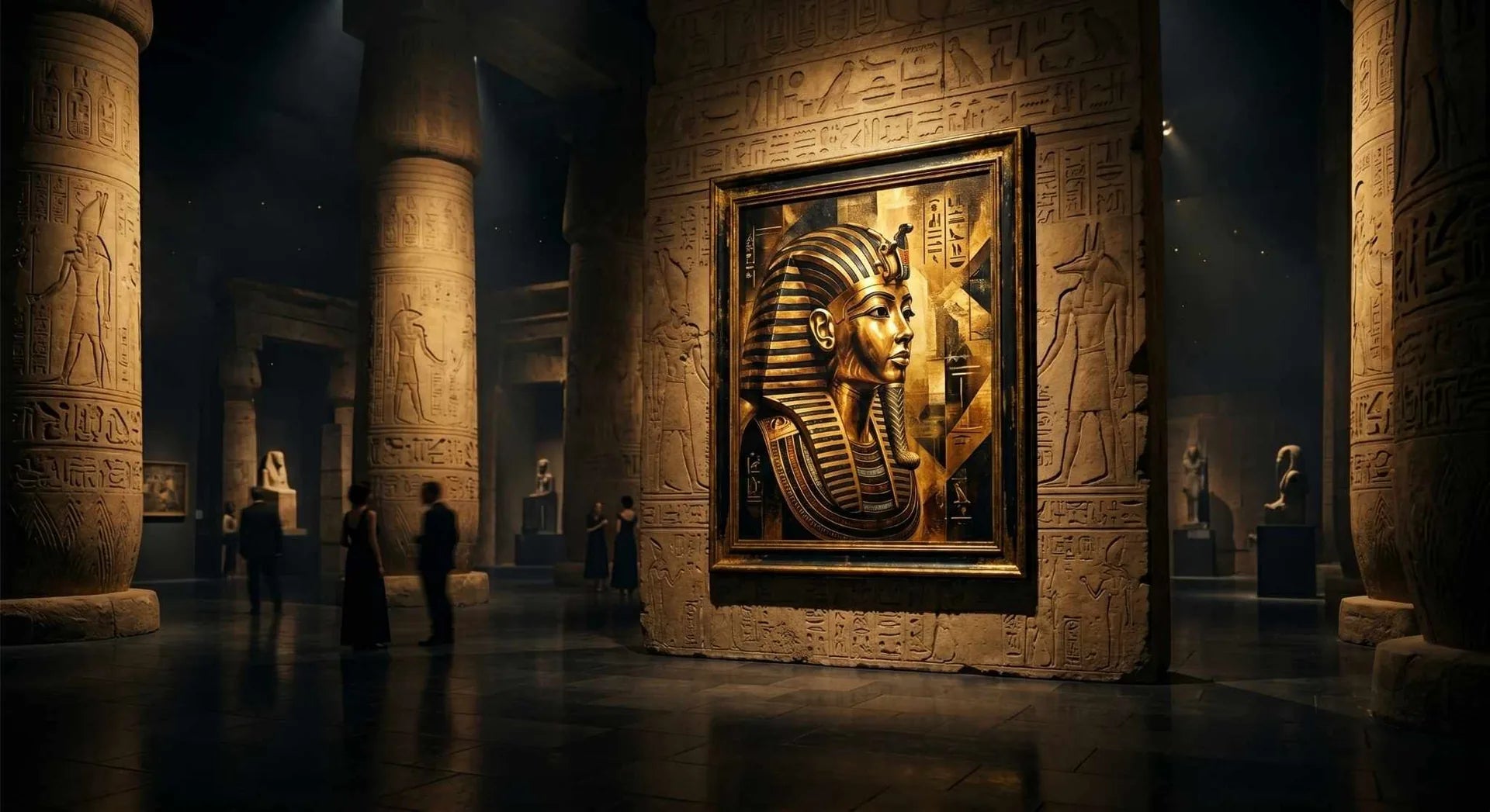 Egyptian Wall Art & Eye of Horus Decor